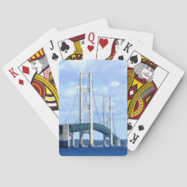 Baraja De Cartas "Naipes del puente de Mackinac "