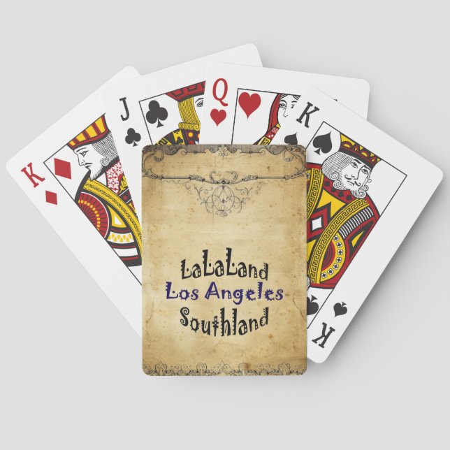 Baraja De Cartas ¡Naipes frescos de Los Ángeles! (Reverso)