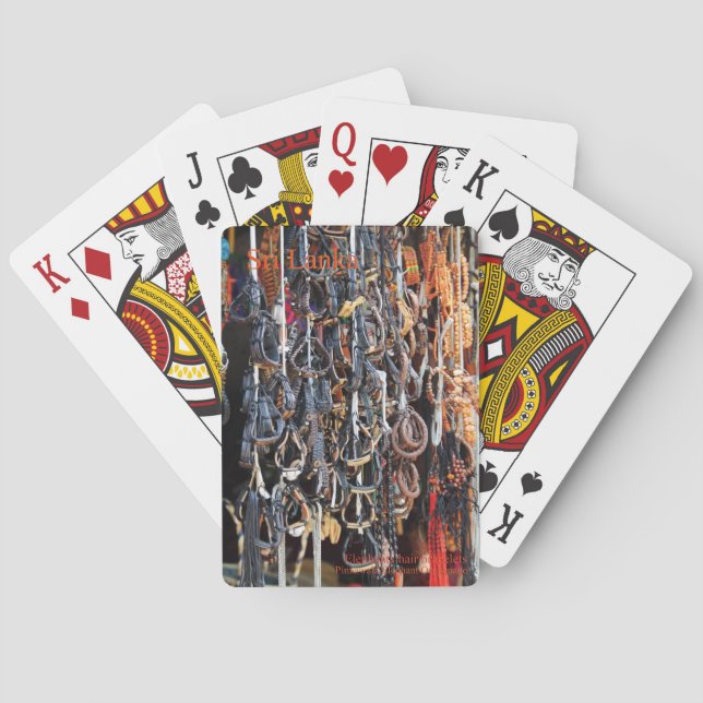 Baraja De Cartas Naipes, Sri Lanka (Reverso)