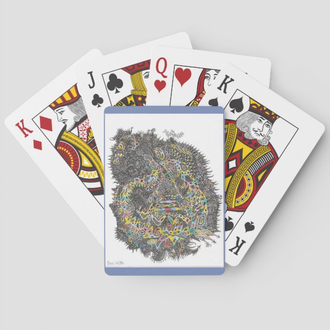 Baraja De Cartas ¡Naipes Trippy! (Reverso)