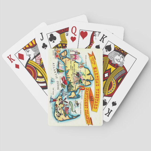 Baraja De Cartas Nantucket Martha's Vineyard Playing Cards (Reverso)
