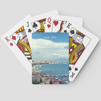 Baraja De Cartas Nápoles Italia Foto Coastline