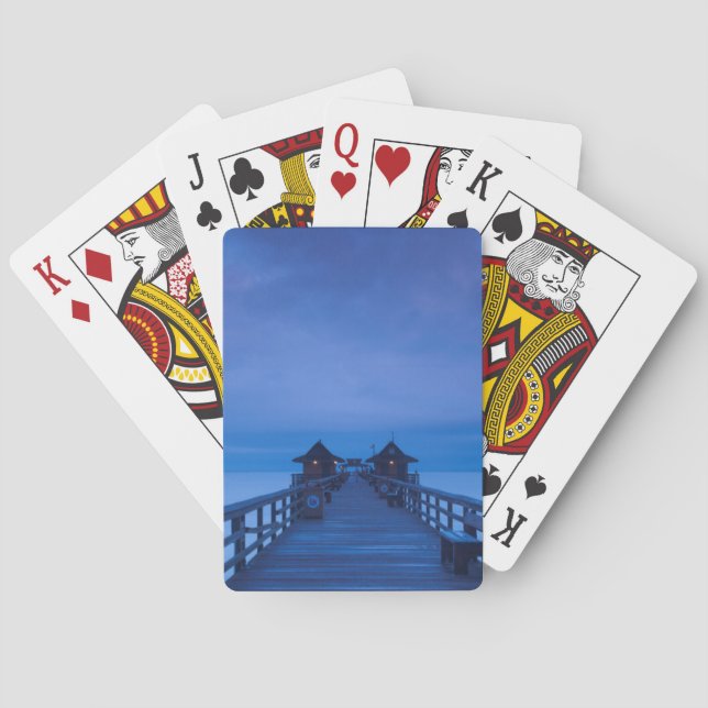 Baraja De Cartas Nápoles Pier, amanecer (Reverso)