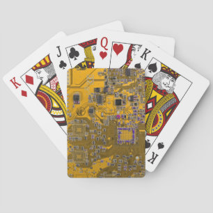 Baraja De Cartas Naranja de la placa de circuito del PCB del conjun