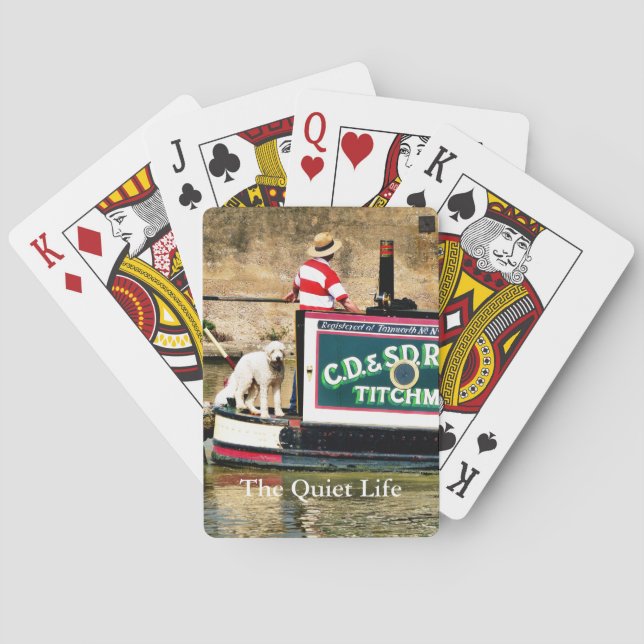 BARAJA DE CARTAS NARROWBOATS JUGANDO TARJETAS (Reverso)
