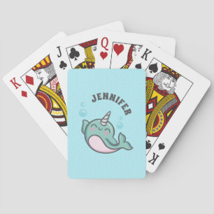 Baraja De Cartas Narwhal lindo