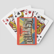 Nashville Tennessee Postcard Playing Cards
