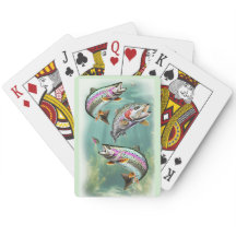 Natación de trucha arco iris