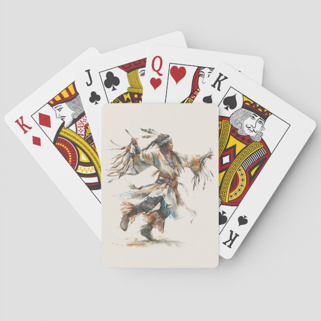 Baraja De Cartas Native American Dancer Classic Playing Cards (Reverso)