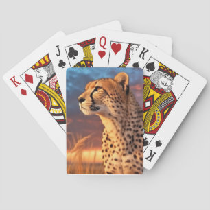 Baraja De Cartas Naturaleza animal chita majestuosa salvaje