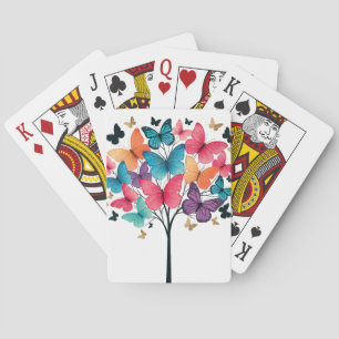 Baraja De Cartas Naturaleza caprichosa Mariposa Árbol de la Vida