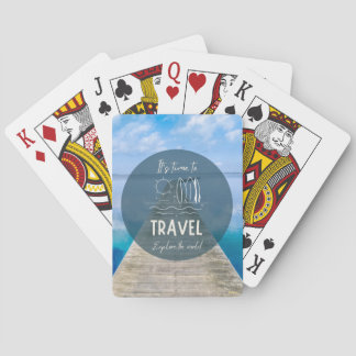 Baraja De Cartas Naturaleza Es hora de viajar