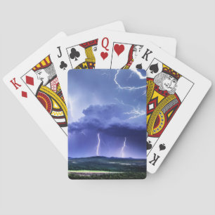 Baraja De Cartas Naturaleza intensa Tormenta relámpago