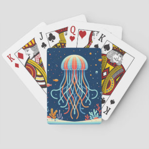Baraja De Cartas náutica/playa/medusas costeras