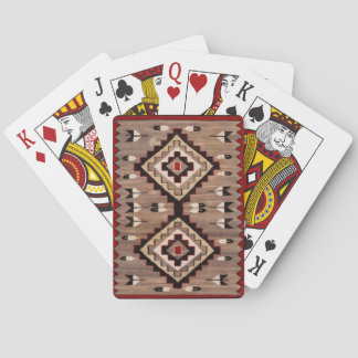 Baraja De Cartas NAVAJO FEATHER PATTERN TAPESTRY 1900 reprint