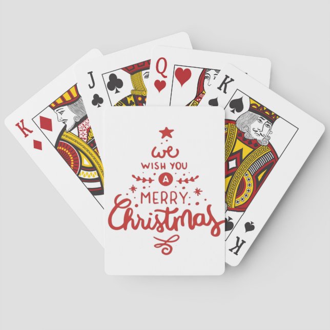 Baraja De Cartas Navidad  (Reverso)