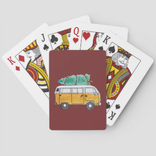Baraja De Cartas Navidad Campervan