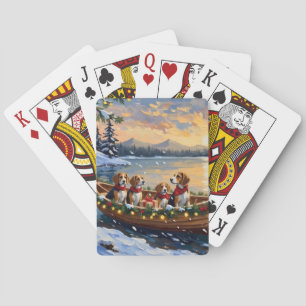 Baraja De Cartas Navidad de Barco de Beagle