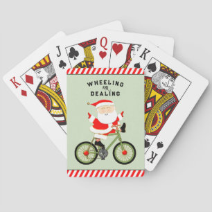 Baraja De Cartas Navidad de Ciclista Divertida