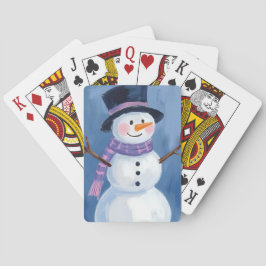 Baraja De Cartas Navidad de Frosty el muñeco de nieve