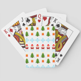 Baraja De Cartas Navidad de Pixel Art