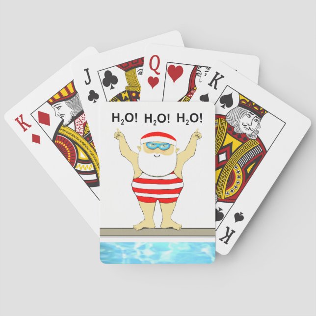 Baraja De Cartas Navidad divertida (Reverso)