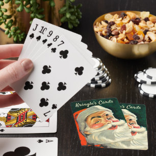 Baraja De Cartas Navidad Vintage, Alegre Santa Claus Retro de los 5