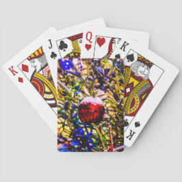 Baraja De Cartas Navidades Ball Red