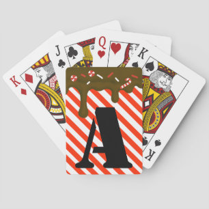 Baraja De Cartas Navidades bombones goteo de hierbabuena caramelos 