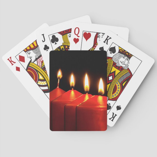 Baraja De Cartas Navidades Candle Advent Wreath (Reverso)