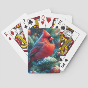 Baraja De Cartas Navidades/cardenal invernal