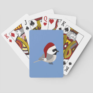 Baraja De Cartas Navidades Chickadee