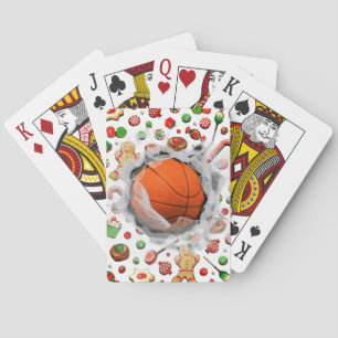 Baraja De Cartas Navidades de baloncesto Stocking Stuffers