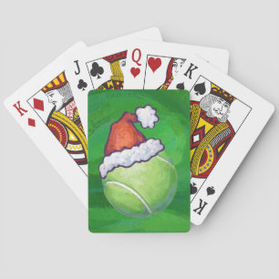 Baraja De Cartas Navidades de bolas de tenis Green