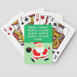 Baraja De Cartas Navidades de boliche