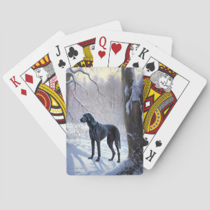 Baraja De Cartas Navidades de Great Dane Let It Snow