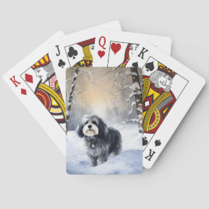 Baraja De Cartas Navidades de Havanese Let It Snow