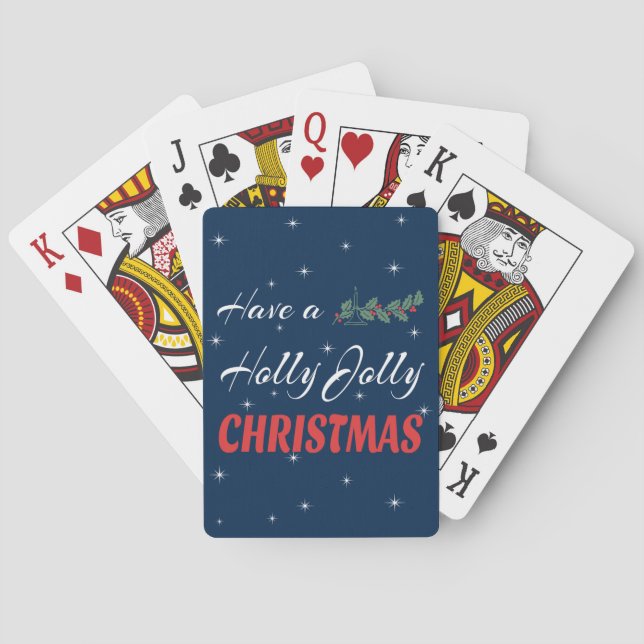 Baraja De Cartas Navidades de Have Holly Jolly (Reverso)