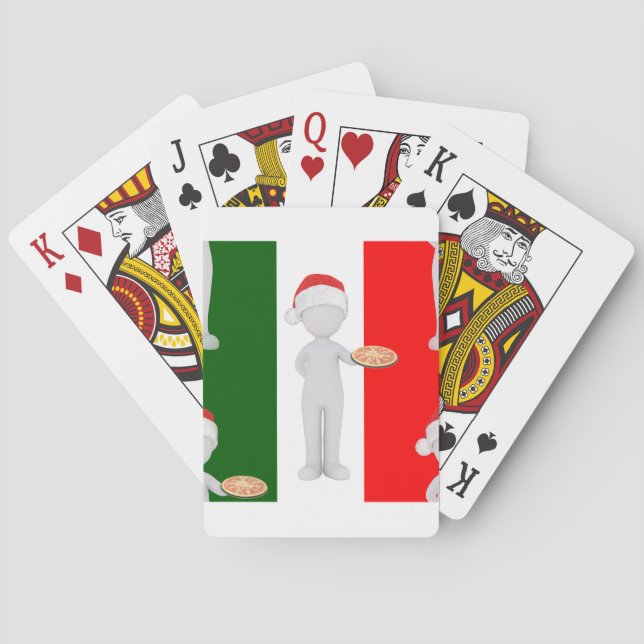 Baraja De Cartas navidades de Italia (Reverso)
