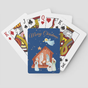 Baraja De Cartas Navidades de Natividad y Estrellas