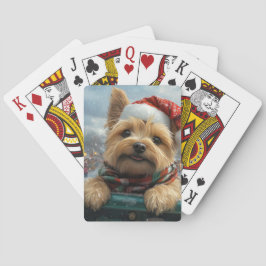 Baraja De Cartas Navidades de Pascua de Cairn Terrier Dog Roller