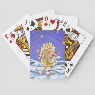 Baraja De Cartas Navidades de pollo