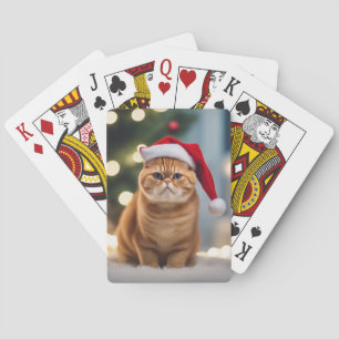 Baraja De Cartas Navidades de Shorthair exóticos