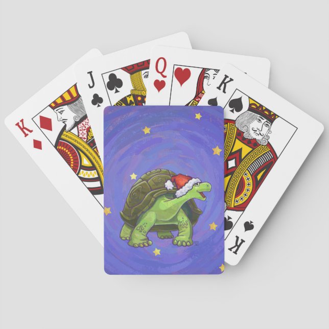 Baraja De Cartas Navidades de Starry Night Tortoise (Reverso)