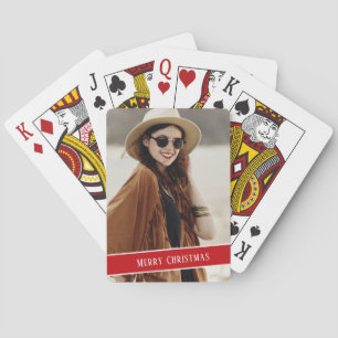 Baraja De Cartas Navidades de texto y fotos de personalizados