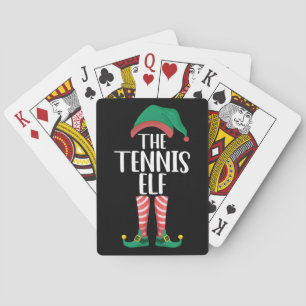 Baraja De Cartas Navidades del grupo familiar Tennis Elf Matching