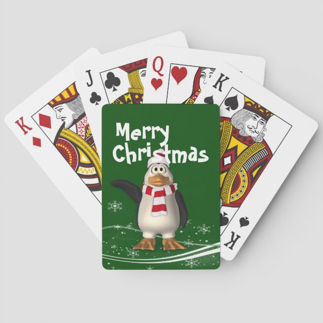 Baraja De Cartas Navidades del personalizado Santa Claus (Reverso)