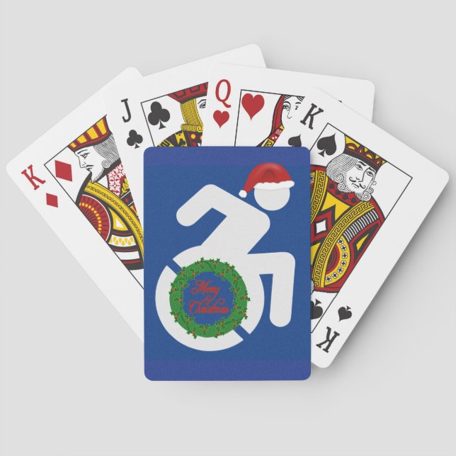 Baraja De Cartas Navidades discapacitados (Reverso)