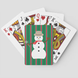 Baraja De Cartas Navidades divertidos y entusiastas Detective Snowm