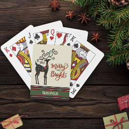Baraja De Cartas Navidades Festividad por el nombre personalizado d